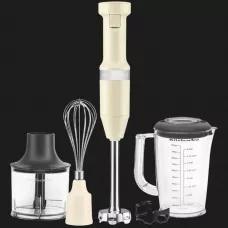 Блендер занурювальний KitchenAid з аксесуарами (Cream)