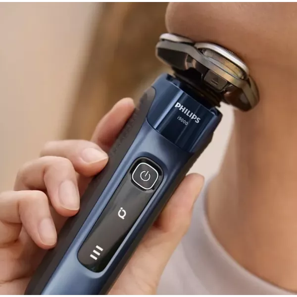 Електрична бритва Philips Series i9000 Prestige SkinIQ (Dark Blue/Black)