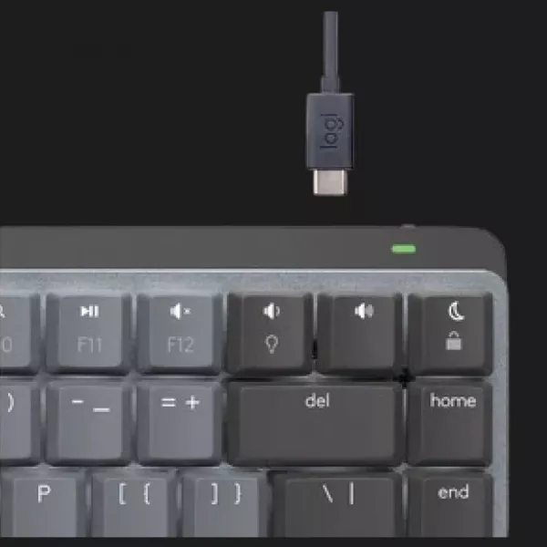 Клавіатура Logitech MX Mechanical Wireless Keyboard mini for Mac (Space Gray) (EU)