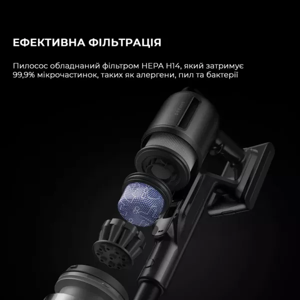 Акумуляторний пилосос Dreame Z30 Aqua Cycle (VZV77B)