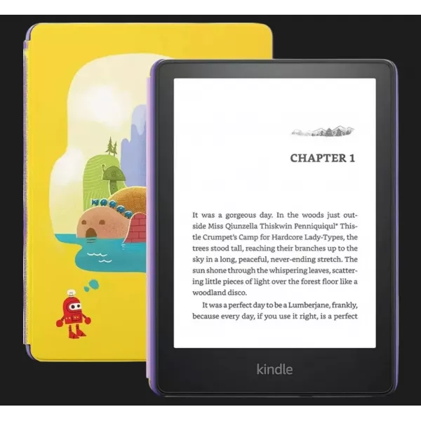 Електронна книга Amazon Kindle Paperwhite Kids 11th Gen (2021) (Robot Dreams Cover) (Standard)