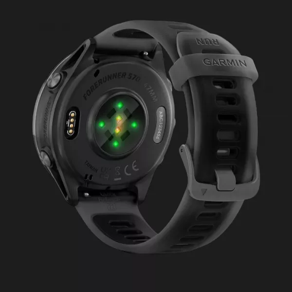 Garmin Forerunner 570 47mm Slate Gray Aluminum with Translucent Black/Black Band