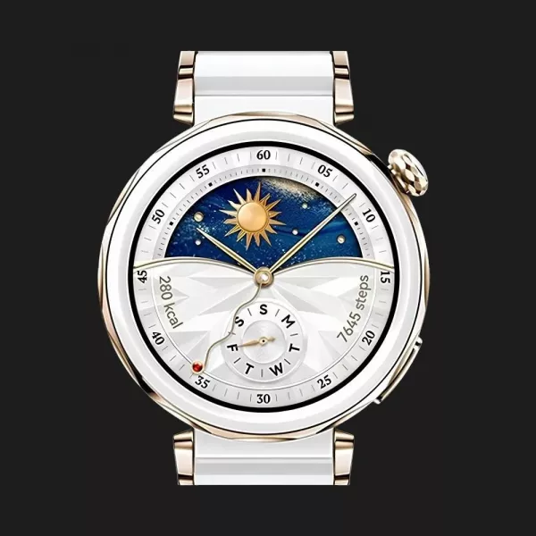 Смарт-годинник HUAWEI Watch GT 5 Pro 42mm (Ceramic White)