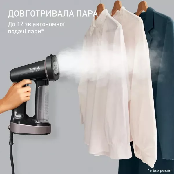 Відпарювач Tefal Pure Force 3в1 (DT8765E0) (Black)