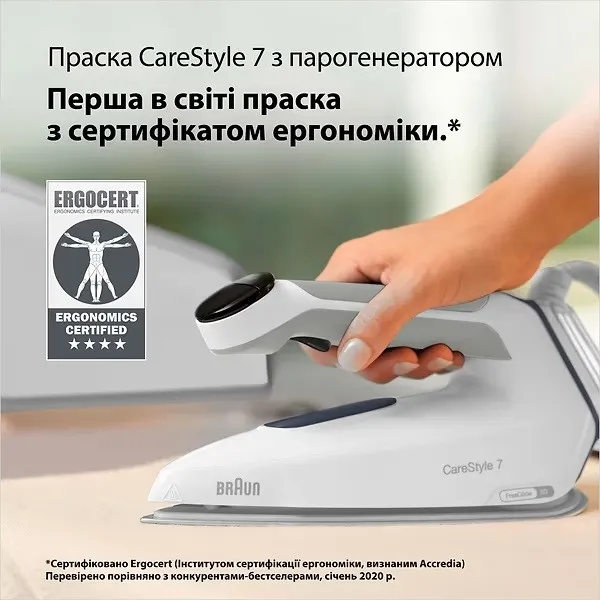 Парогенератор Braun IS 7262 GY (Gray)