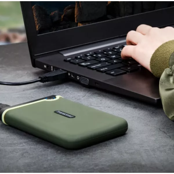 Портативний жорсткий диск Transcend 1TB USB 3.1 StoreJet 25M3 (Military Green)