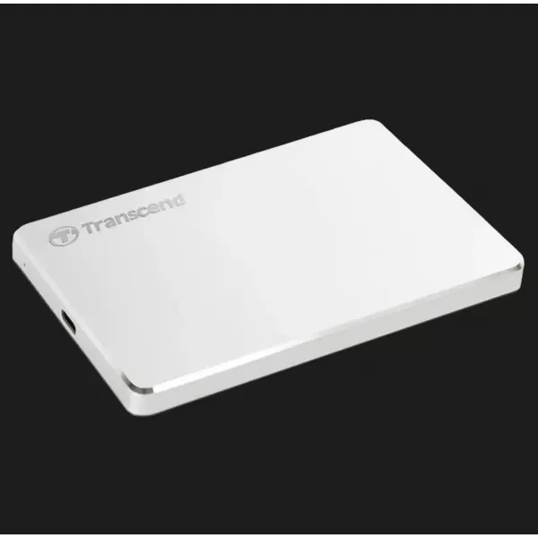 Портативний жорсткий диск Transcend 1TB USB 3.1 Type-C StoreJet 25C3S (Silver)