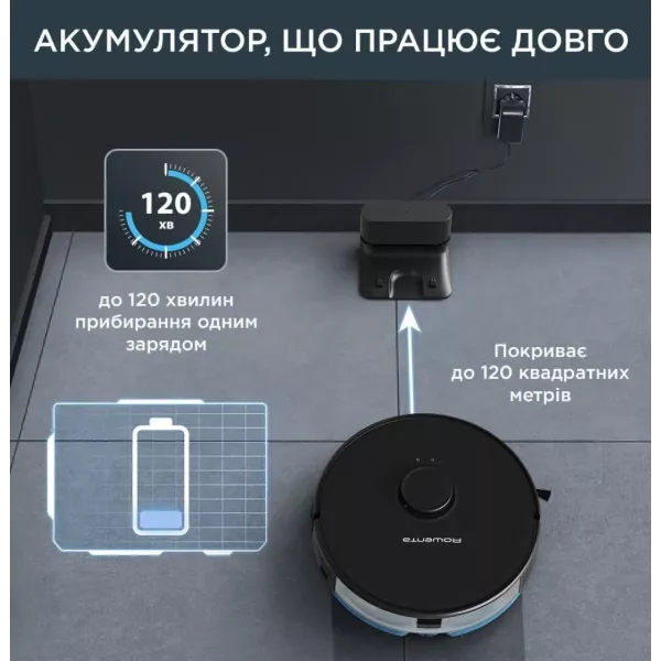 Робот-пилосос Rowenta X-Plorer Serie 75 S (Black)