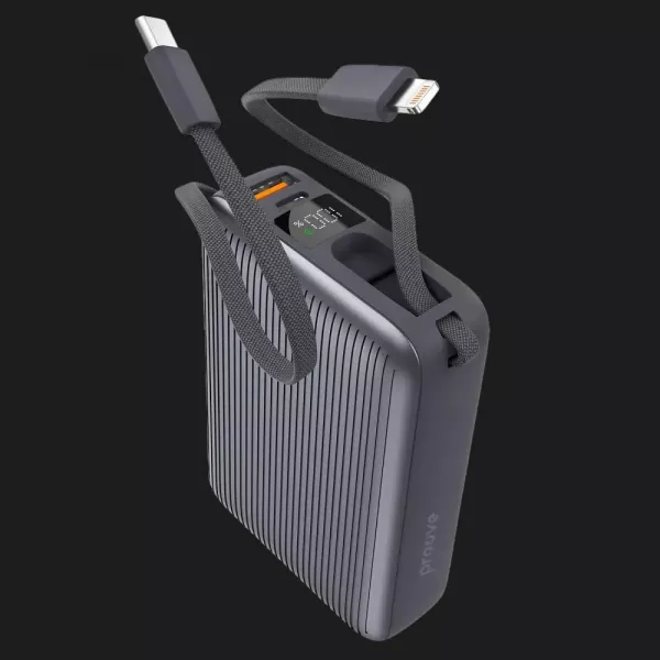 Зарядний пристрій Power Bank Proove Moon Rock 22.5W 20000mAh (Gray)