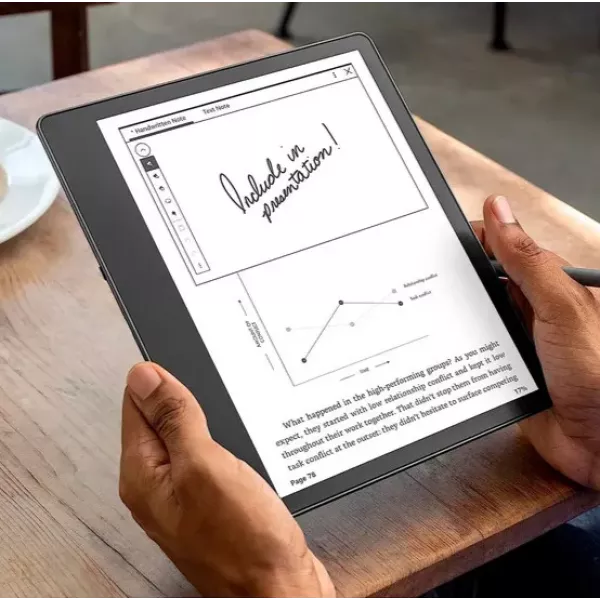 Електронна книга з підсвічуванням Amazon Kindle Scribe 32GB Premium Pen (Black) (Standard)