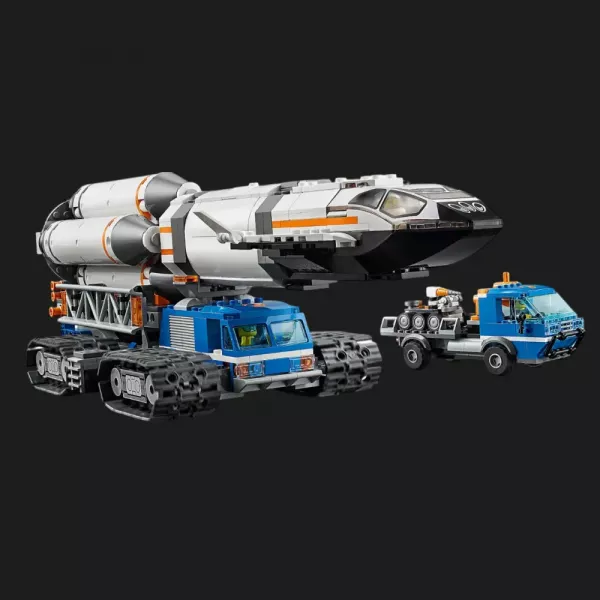 Конструктор LEGO City Збирання та транспортування ракети (60229)