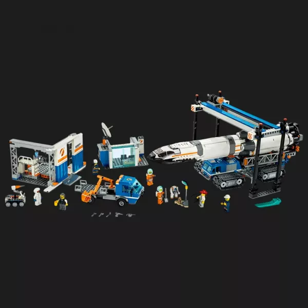 Конструктор LEGO City Збирання та транспортування ракети (60229)