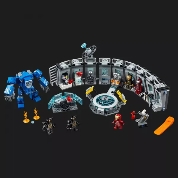 Конструктор LEGO Marvel Зал з костюмами Залізної Людини (76125)