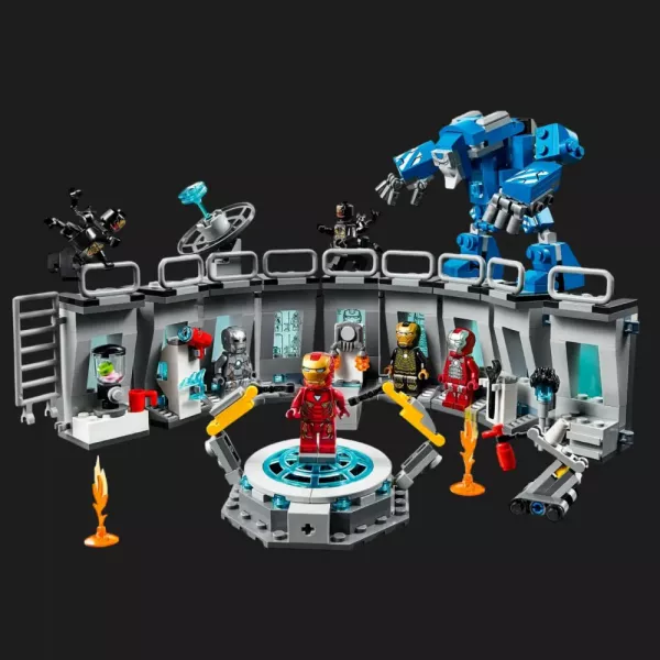 Конструктор LEGO Marvel Зал з костюмами Залізної Людини (76125)