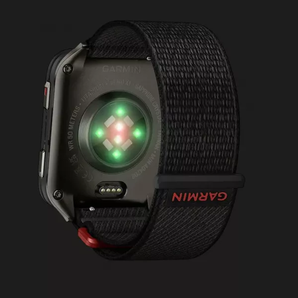 Garmin Venu X1 Black with Slate Titanium Caseback and Black ComfortFit Nylon Band (010-02980-00/02)