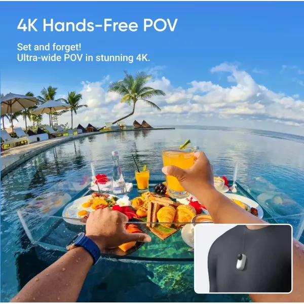 Екшн-камера Insta360 GO 3S 4K Standard Bundle 128GB (Midnight Black)