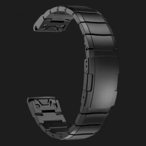 Ремінець Metal Strap для Garmin 22 mm (Black)