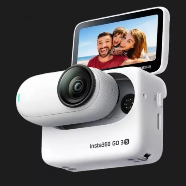 Екшн-камера Insta360 GO 3S 4K Standard Bundle 128GB (Arctic White)