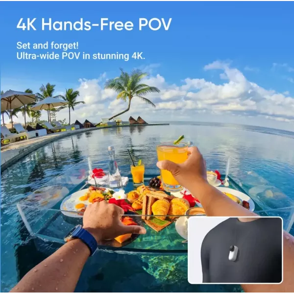 Екшн-камера Insta360 GO 3S 4K Standard Bundle 128GB (Arctic White)