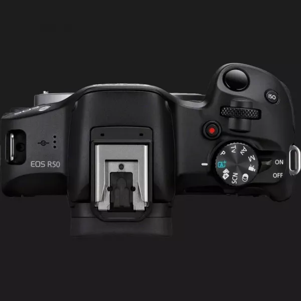 Цифровий фотоапарат Canon EOS R50 kit RF-S 18-45 IS STM (Black) (5811C033) (Standard)