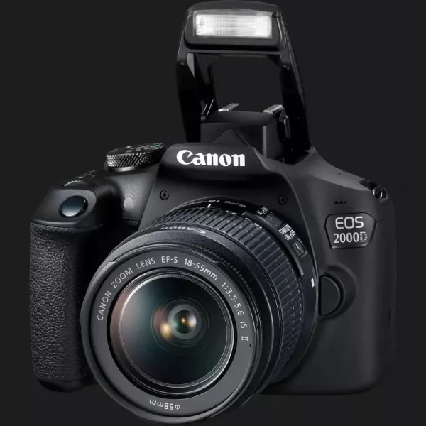 Цифровий фотоапарат Canon EOS 2000D Kit EF-S 18-55mm IS II (2728C008) (Standard)