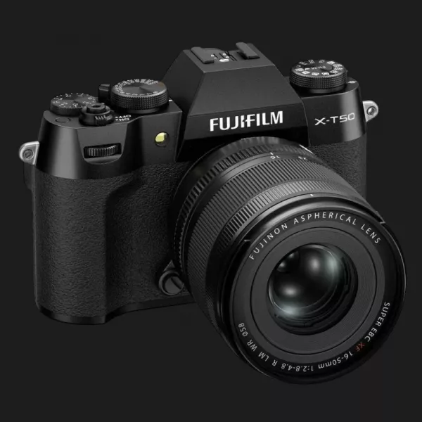 Цифровий фотоапарат Fujifilm X-T50 Kit 16-50mm f/2,8-4,8R LM WR (Black) (16828478) (Standard)