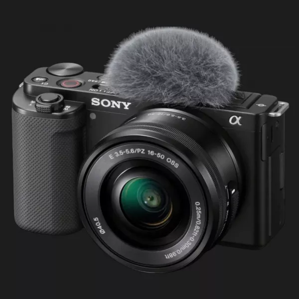 Цифровий фотоапарат Sony ZV-E10 Kit 16-50mm (Black) (ILCZVE10LB.CEC) (Standard)