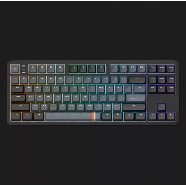 Клавіатура ігрова Dark Project ALU87 Midnight ENG/UA (Black/Gray) (UA)