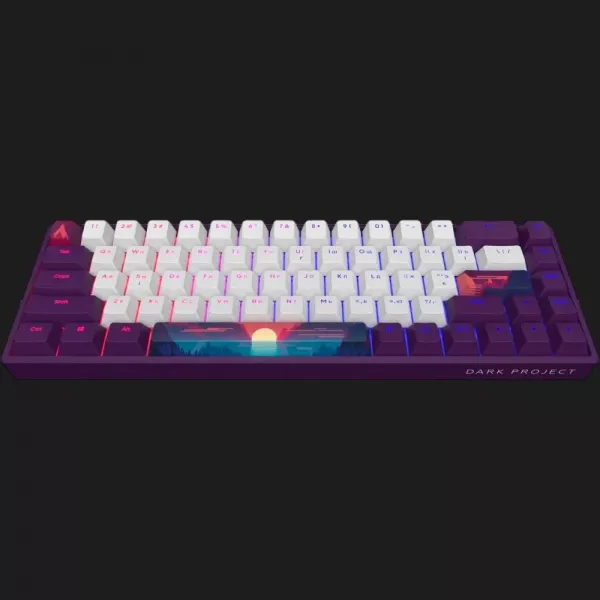 Клавіатура ігрова Dark Project 68 Sunrise, ANSI ENG/UA (Violet) (UA)