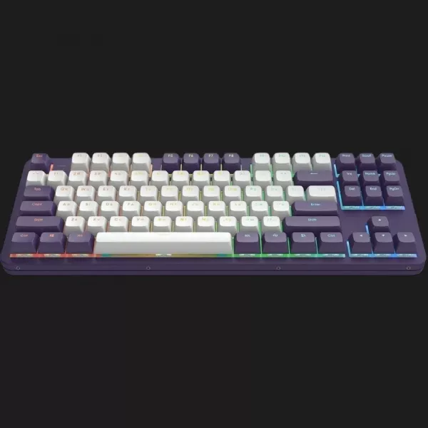 Клавіатура ігрова Dark Project ALU87 Violet ENG/UA (Violet/White) (UA)