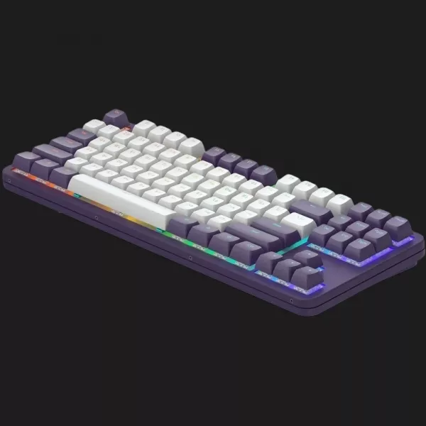 Клавіатура ігрова Dark Project ALU87 Violet ENG/UA (Violet/White) (UA)