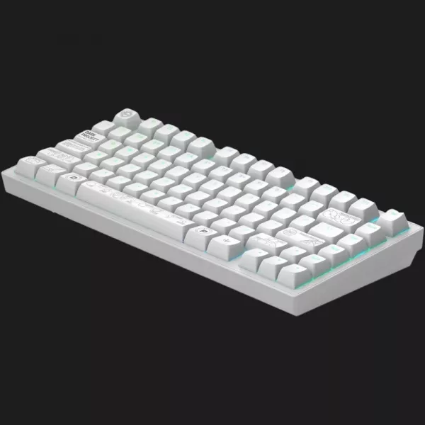 Клавіатура ігрова Dark Project ALU81 Terra Nova (White) (UA)