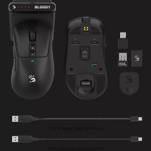 Ігрова миша Bloody R73 Ultra Duo (Black) (UA)
