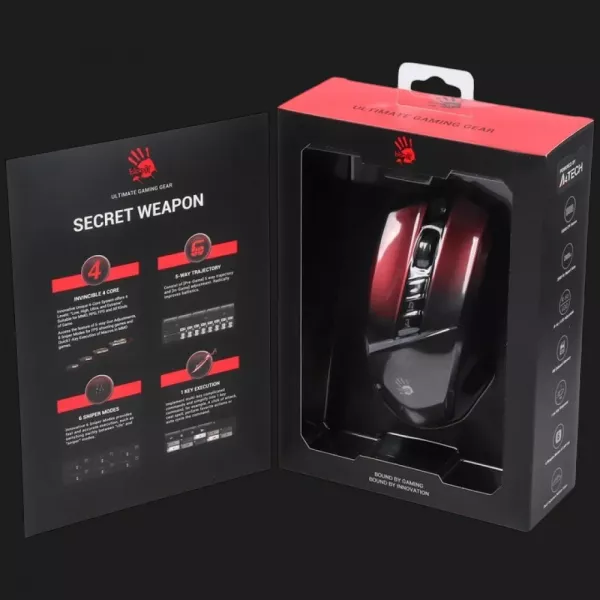 Ігрова миша Bloody W60 Max (Gradient Red) (UA)