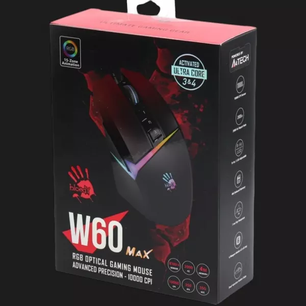 Ігрова миша Bloody W60 Max (Gradient Red) (UA)