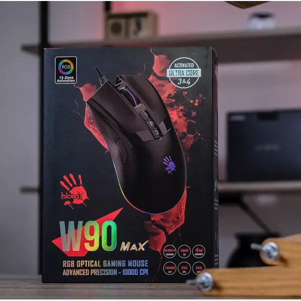 Ігрова миша Bloody W90 Max (Stone Black) (UA)