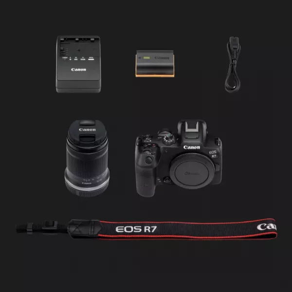 Цифровий фотоапарат Canon EOS R7 kit RF-S 18-150 IS STM (Black) (5137C015) (Standard)
