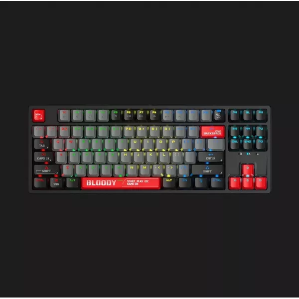Клавіатура ігрова Bloody S87 (Energy Red) (UA)