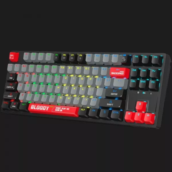 Клавіатура ігрова Bloody S87 (Energy Red) (UA)