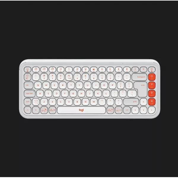 Клавіатура бездротова Logitech Pop Icon Keys (Off White) (UA)
