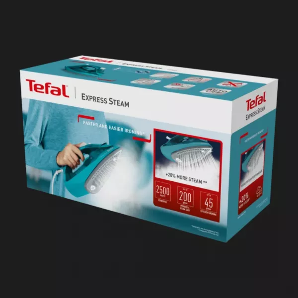 Праска Tefal FV2867E0 (Turquoise)