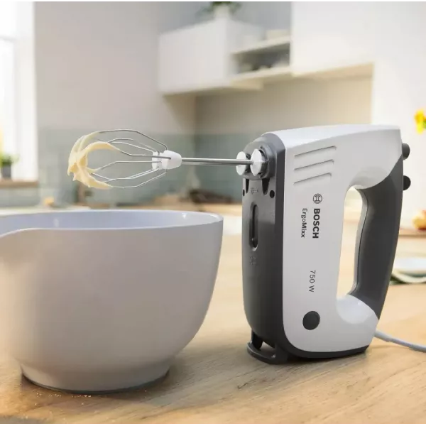 Ручний міксер Bosch MFQ 37470 (White/Gray)