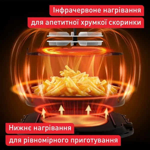 Мультипіч Tefal Easy Fry Infrared (Ligth Gray)