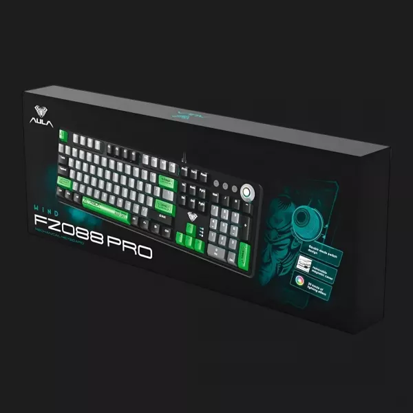 Клавіатура ігрова Aula F2088 PRO (Black/Gray) (UA)