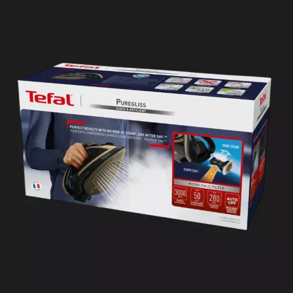 Праска Tefal FV8064E0 (Black/Gold)