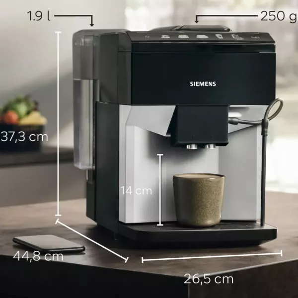 Кавомашина Siemens EQ500 Classic (Silver Daylight/Black) (TP511R01)