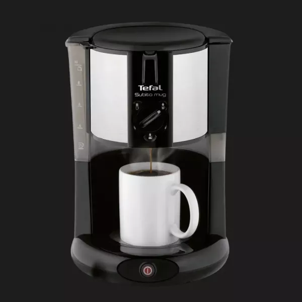 Кавоварка крапельна Tefal Subito Mug (Black) (CM290838)