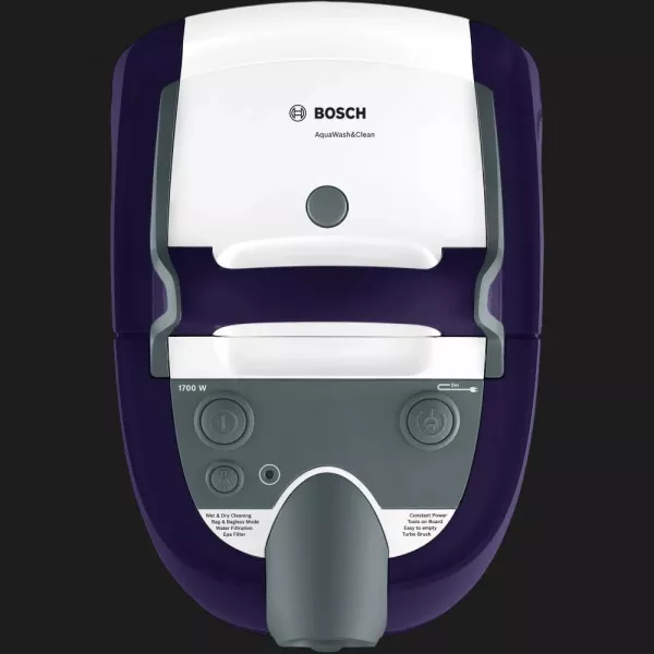 Пилосос миючий з аквафільтром Bosch Serie 4 AquaWash&Clean BWD41740 (Purple)