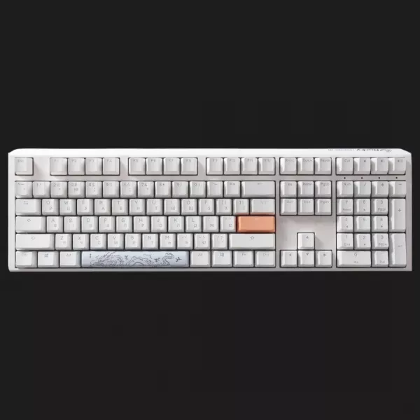 Клавіатура ігрова Ducky One 3 Cherry MX Red RGB (White) (UA)