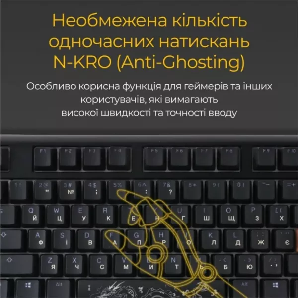 Клавіатура ігрова Ducky One 3 TKL Cherry MX Blue RGB (Black) (UA)